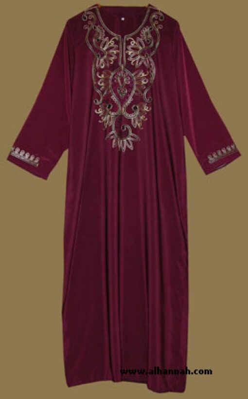 Embroidered Arabian Thobe th579