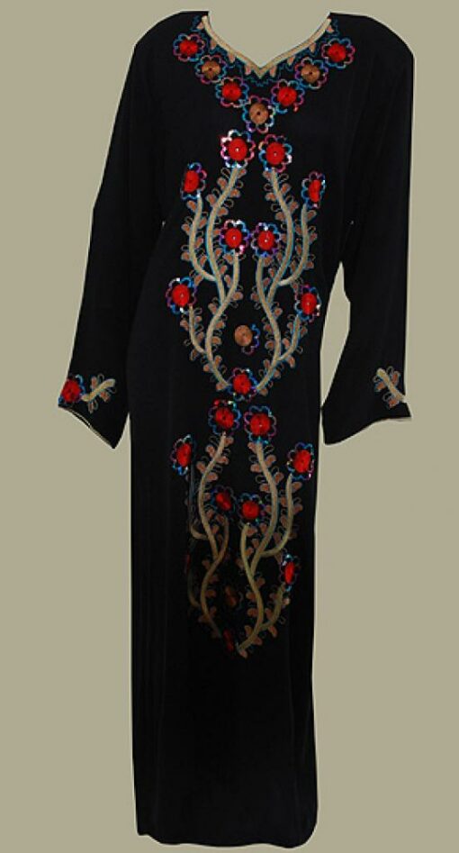Traditional Embroidered Saudi pull-over Thobe th643