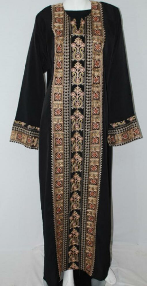 Traditional Embroidered Jordanian pull-over Thobe  th693