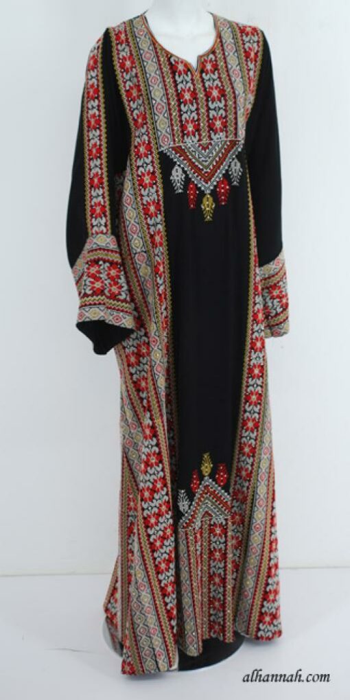 Deluxe Embroidered Palestinian Fellaha Dress th745