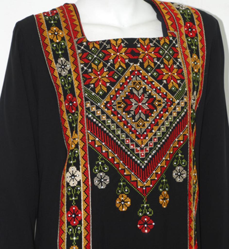 Deluxe Embroidered Palestinian Fellaha Dress th756 » Alhannah Islamic ...