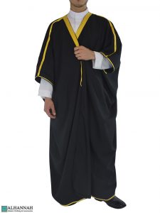 Men's Saudi Style Abaya | Me415 » Alhannah Islamic Clothing
