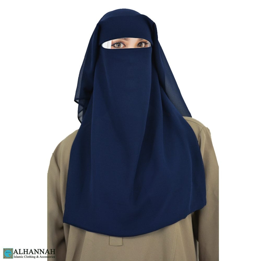 Triple Layer Traditional Saudi Niqab  Without String NI157