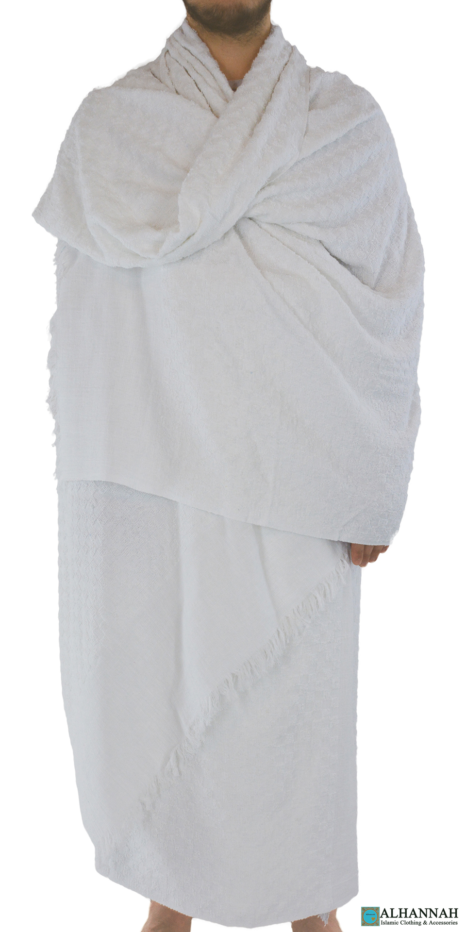 Madina 1 pair of New 100% Cotton Ahram Towel Men's Hajj Umrah 