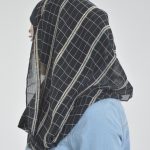 Black Plaid Twister Kuwaiti Wrap Hijab (3)