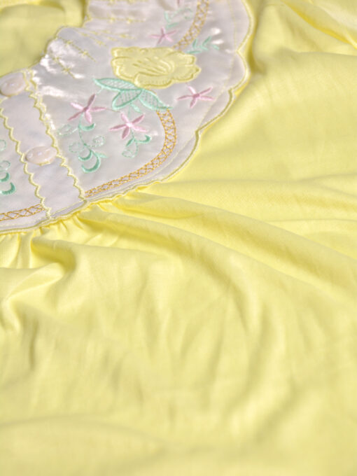 Floral Embroidered Cotton Nightgown NG100 (4)