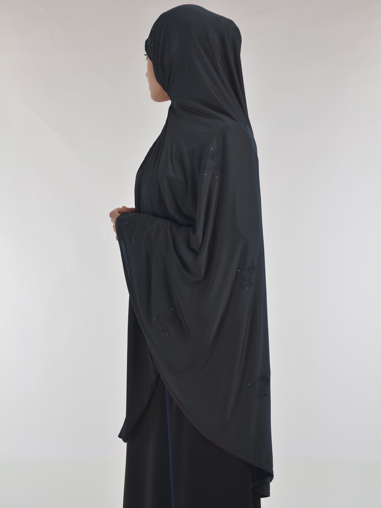 Rhinestone Floral-Imprint Al-Amira Khimar/Hijab | HI2106 » Alhannah ...