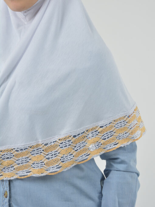 Solid Color Knit Lined Two-Piece Bonnet Al-Amira Hijab HI2118 (4)