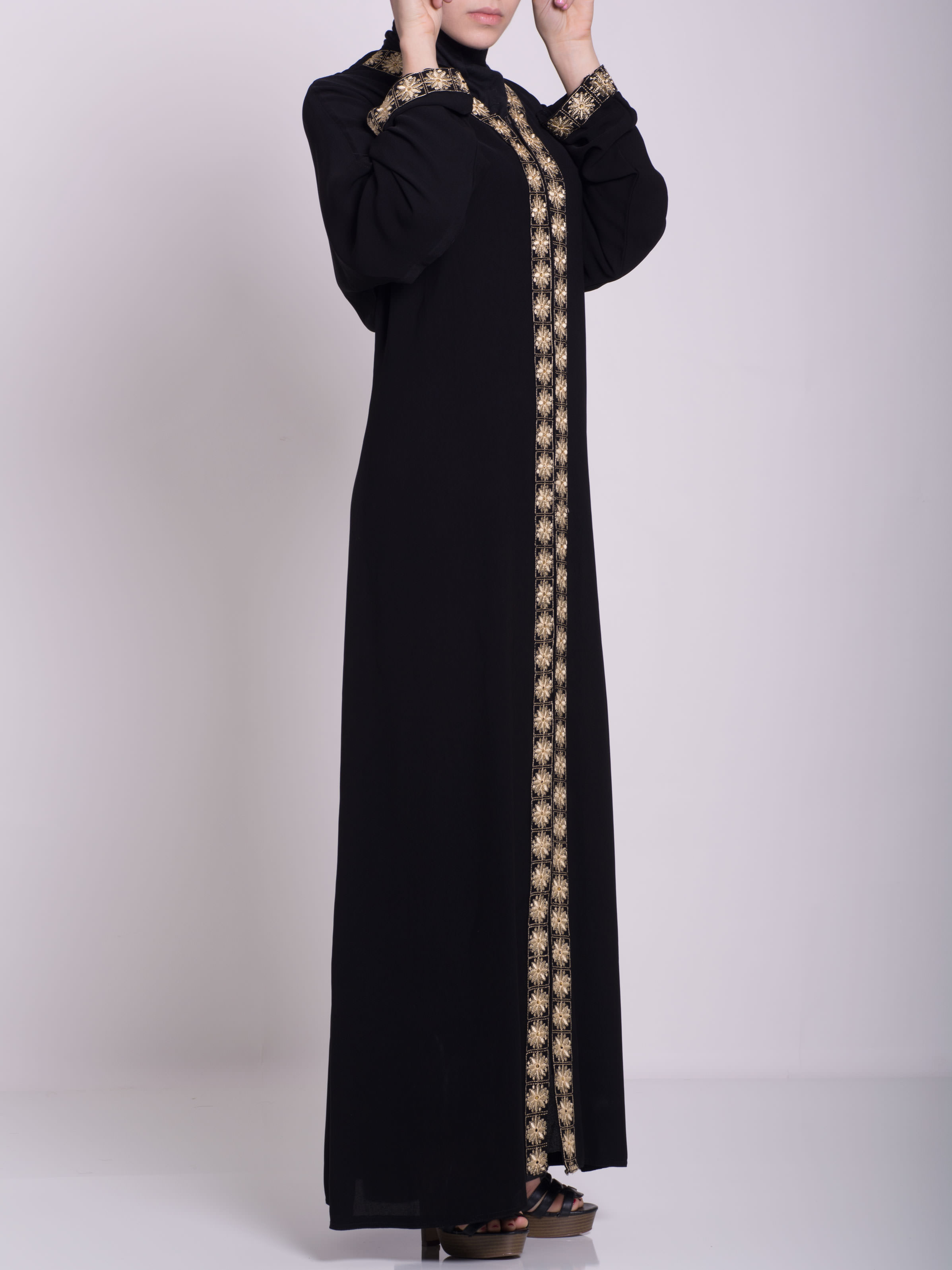 Amina Khalije  Abaya  ab652  Alhannah Islamic Clothing