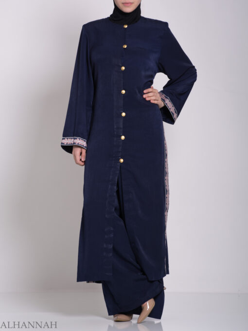 Flowy Button Up Duster Tunic st604 (3)