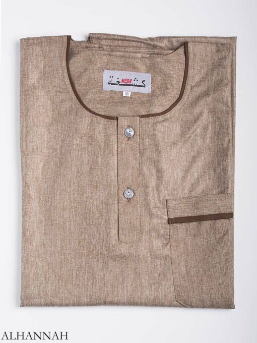 Color Lined Button-Up Thobe me766 1 (5)