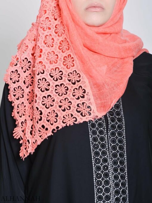 Floral Crochet Hijab