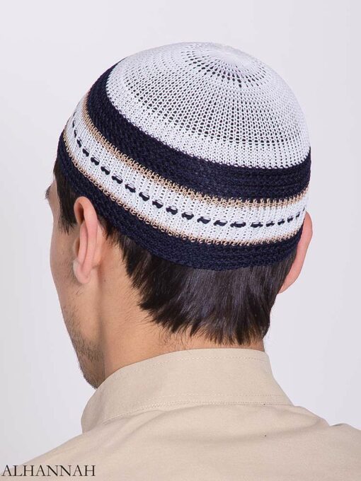Color Striped Stretchy Kufi me774 (5)