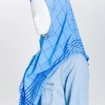 Solid Color Plaid Square Hijab hi2167 (15)