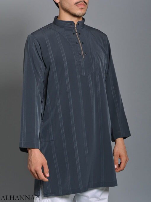 Striped Ikaf Kurta shirt me786 (2)