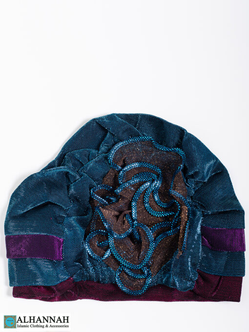 Cap Style Underscarf Teal Berry