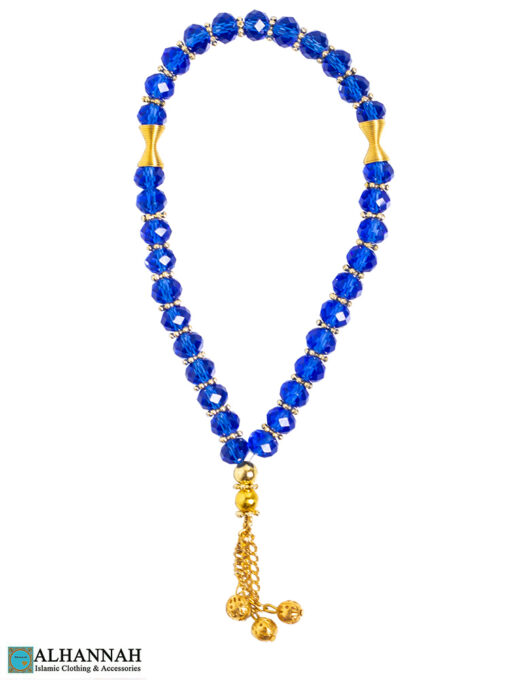 Sapphire Crystal Tasbih Beads