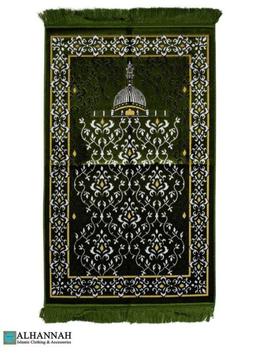 Islamic Prayer Rug Scrolling Vines design