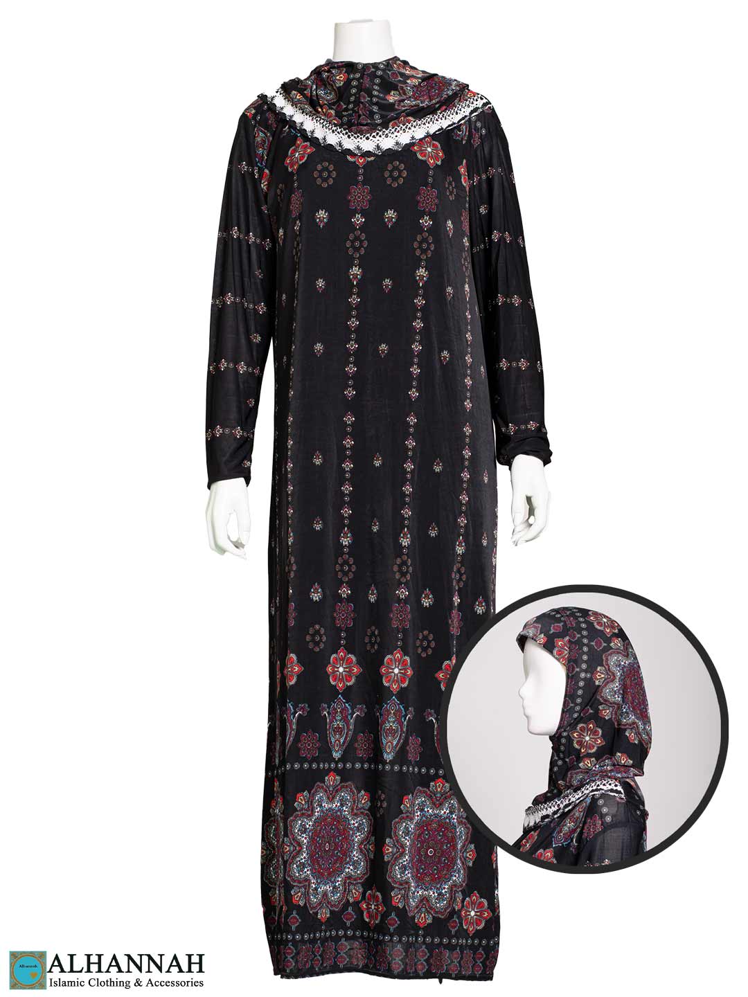 Arabesuqe Kaleido Prayer Outfit PS558 » Alhannah Islamic Clothing