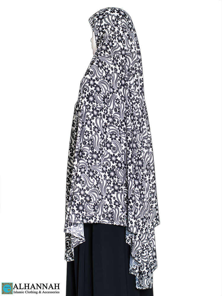 Extra Long Amirah Hijab - Floral Breeze Print