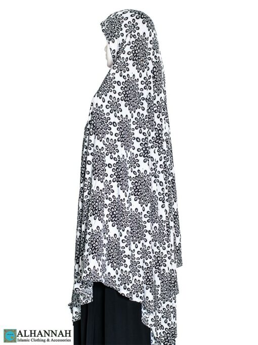 Extra Long Amirah Hijab Floral Burst Print