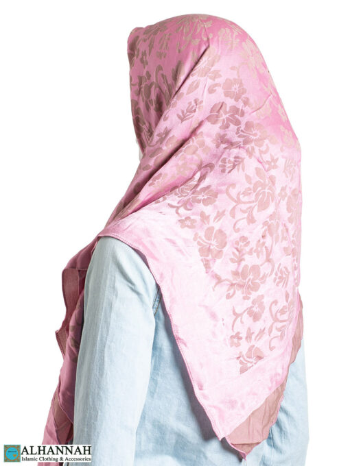 Hibiscus Reversible Square Hijab hi2327 (1)