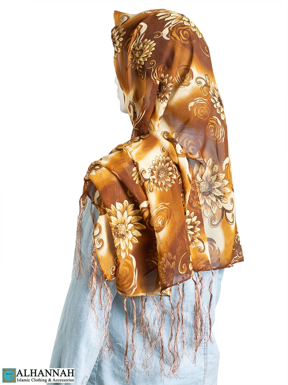 Cotton Viscose Rose Rhinestones Hijab Scarf Shayla Wrap Muslim Headcover 190x75 