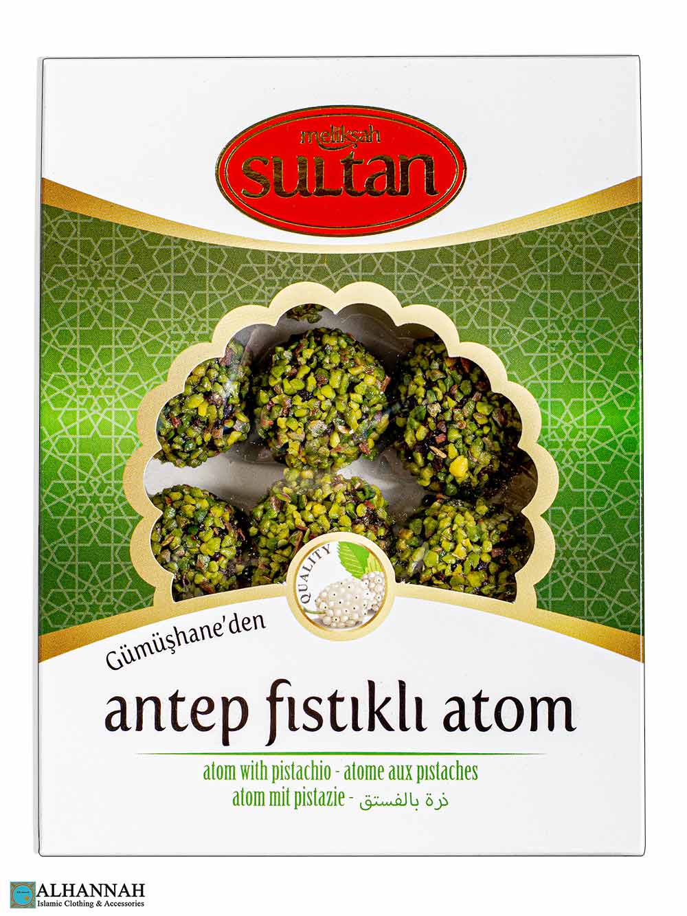 Antep Fistikli Atom - Turkish Pistachio Balls