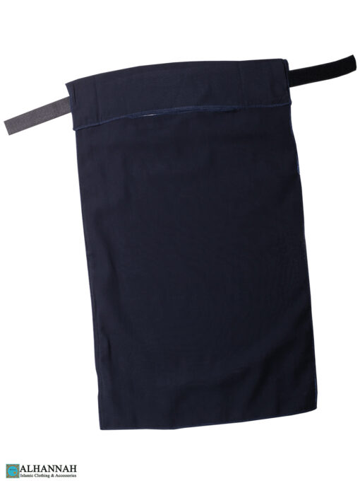 One Layer Niqab with Velcro Fastener - Navy