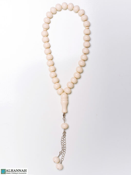 Turkish Acrylic Prayer Beads - Ivory