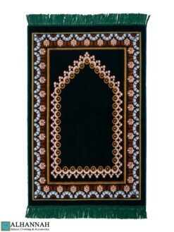 Geometric-Feather Turkish Prayer Rug ii1436