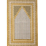 Gold Honeycomb Turkish Prayer Rug ii1402