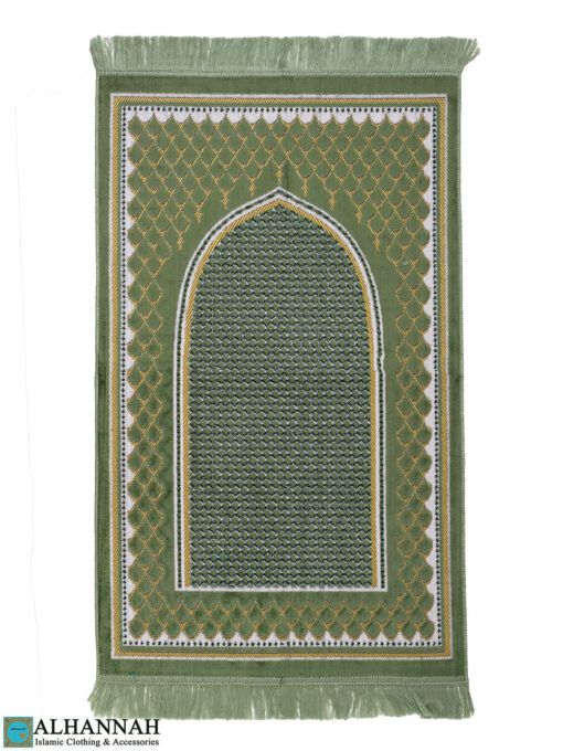 Scale Arch Moss Turkish Prayer Rug ii1424