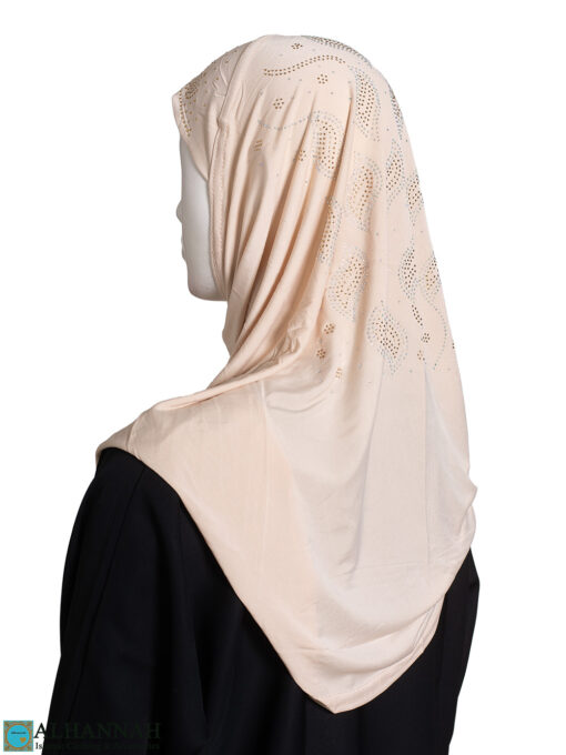 Beaded Amira Hijab - Toast hi2436