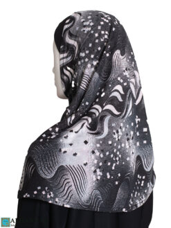 Charcoal Confetti Amira Hijab hi2623