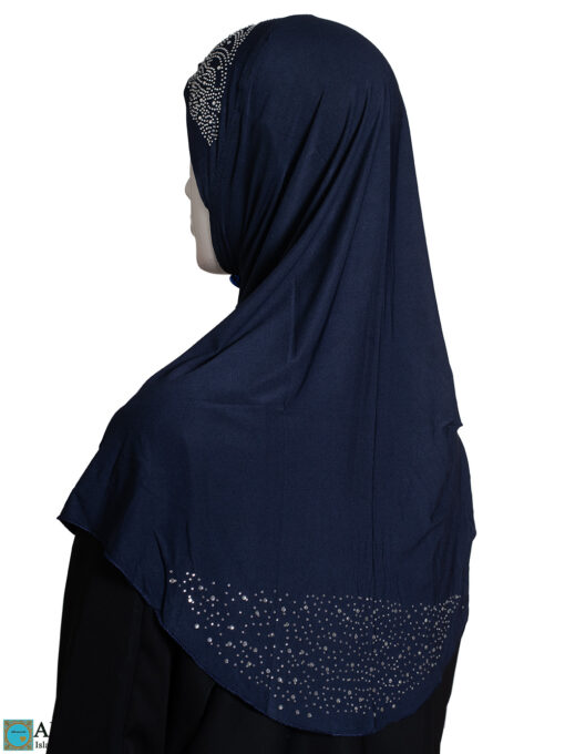 Crystal Navy Amira Hijab - hi2603