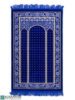 Triple Arch Prayer Rug - Royal Blue ii1492