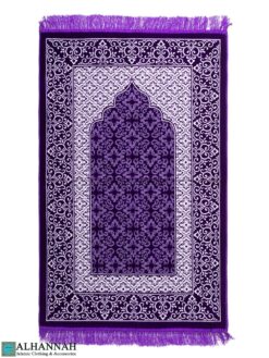 Turkish Prayer Rug - Purple Damask Pattern ii1523