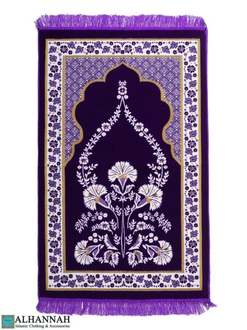 ii1503 Islamic Prayer Rug in Violet