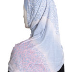 2-Piece Amira Hijab - Pastel Jungle Print hi2607