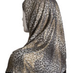 Jungle Shimmer 2-Piece Amira Hijab - Gold hi2597