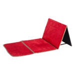 Red Foldable Prayer Rug with Backrest ii1527