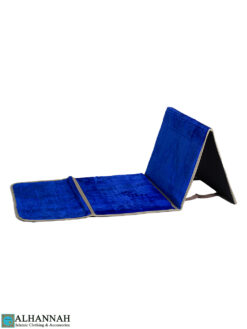 Sapphire Foldable Prayer Rug with Backrest ii1528