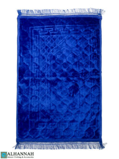 Floral Padded Prayer Rug - Blue ii1554