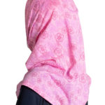 Girls Pink Floral Amira Hijab ch547