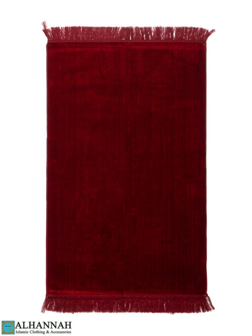Solid Color Prayer Rug - Red ii1541