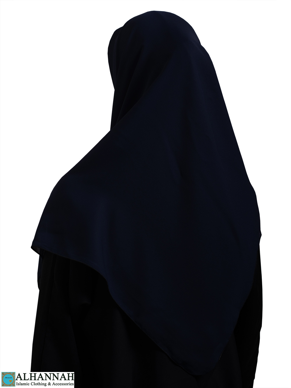 Square Chiffon Hijab – Navy hi2635
