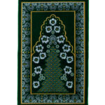 Emerald Hibiscus Turkish Prayer Rug ii1604
