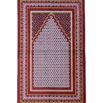 Red Honeycomb Turkish Prayer Rug ii1602