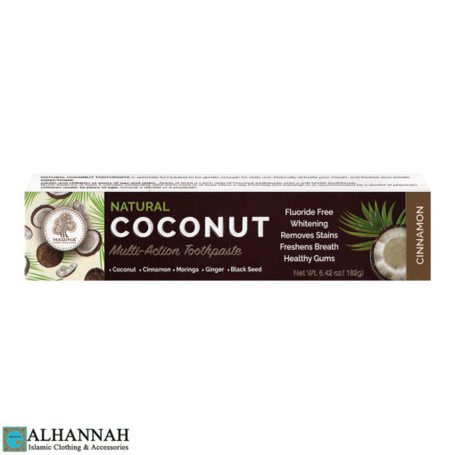 Halal Coconut Whitening Toothpaste (Cinnamon) ii1640 (2)